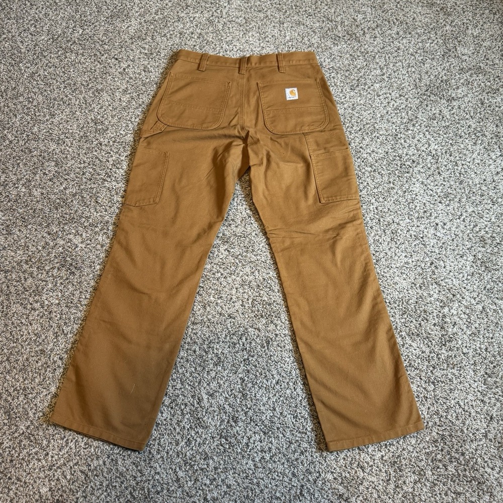 Carhartt Double Knee Work Pants Mens 32x32 Fits 30x30 Brown Relaxed 103334 211 - Picture 4 of 8